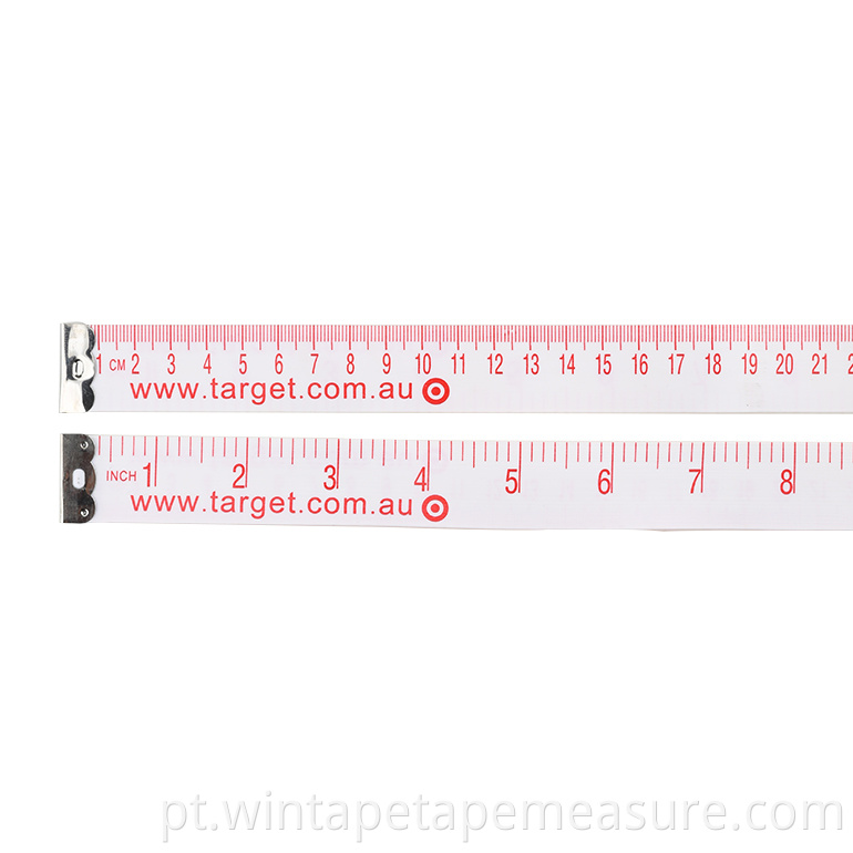 Fita métrica de marca para impressão de 150 cm novidade dentista presente medição de gordura corporal com seu logotipo ou nome